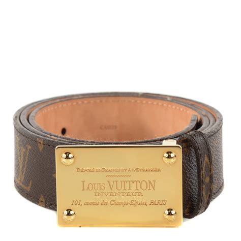 louis vuitton belt inventeur|louis vuitton inventeur belt price.